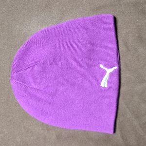 Puma Purple Beanie OSFM
